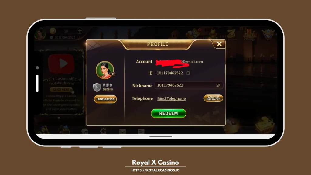 Royal X Casino Screenshot 3